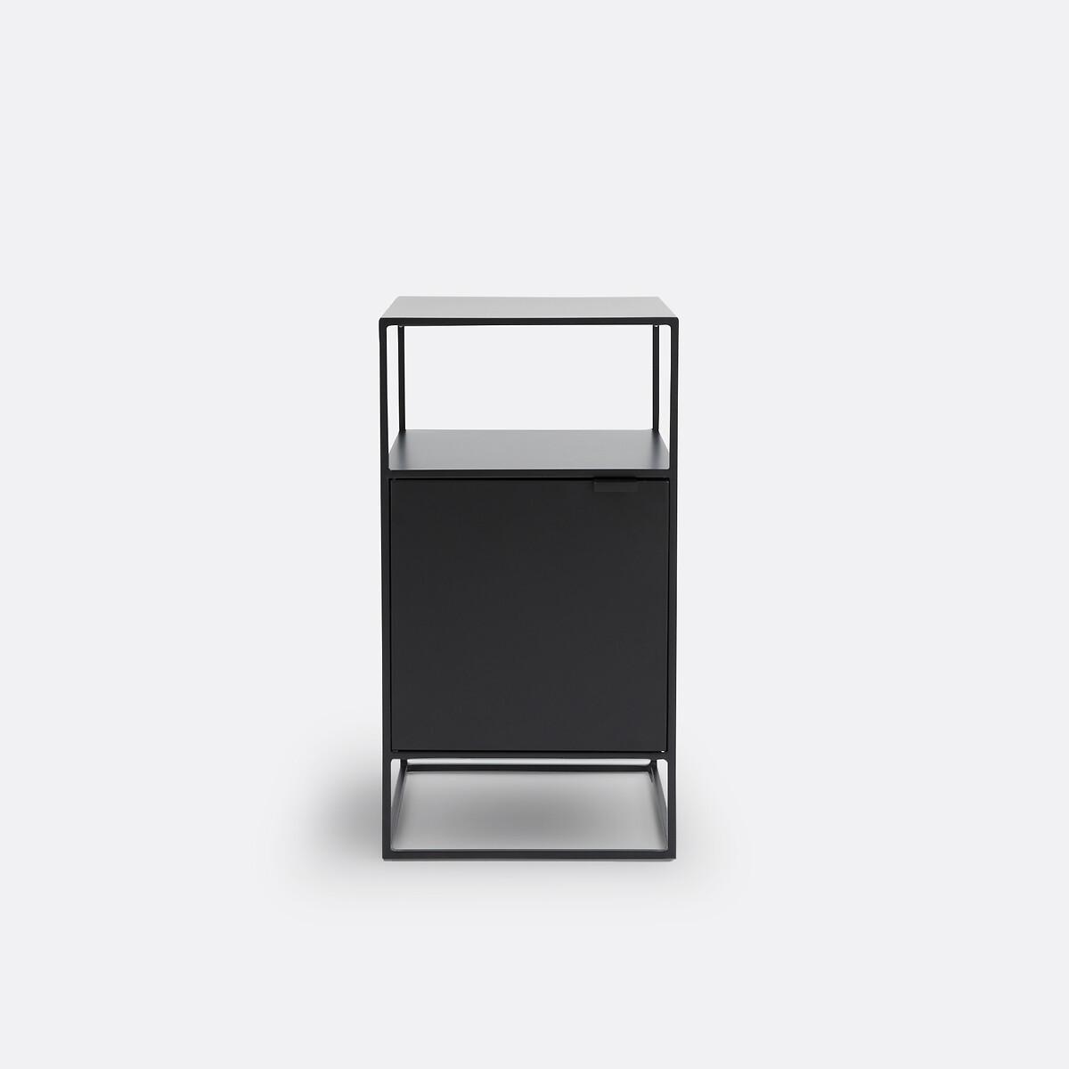 La Redoute Intérieurs Nachttisch aus Metall Stahl  