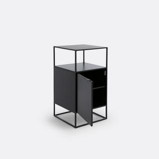 La Redoute Intérieurs Nachttisch aus Metall Stahl  