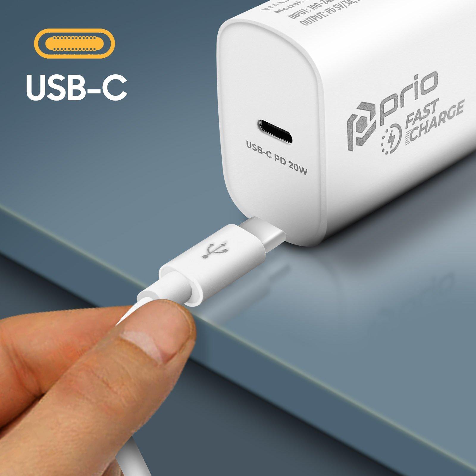 Avizar  USB C 20W Power Delivery-Ladegerät, Prio 