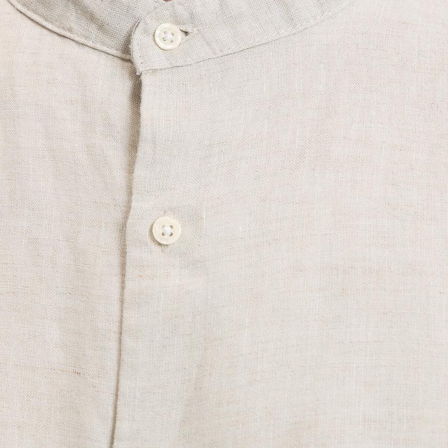 La Redoute Collections Signature Camicia Dritta Lino Collo Coreana  