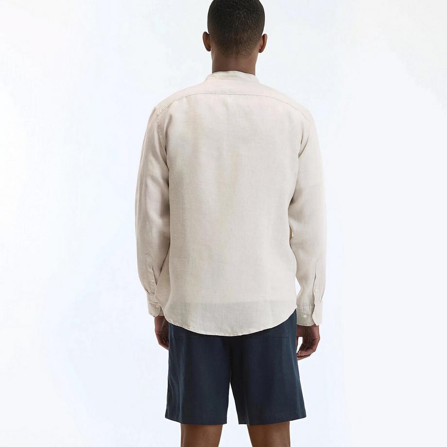 La Redoute Collections Signature Camicia Dritta Lino Collo Coreana  