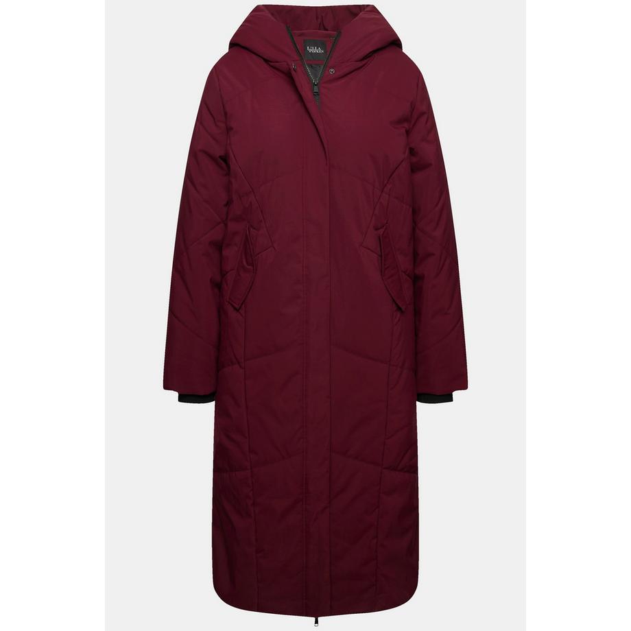 Ulla Popken HYPRAR Doudoune Fermeture à Glissière à Double Sens Col Montant Recyclée  