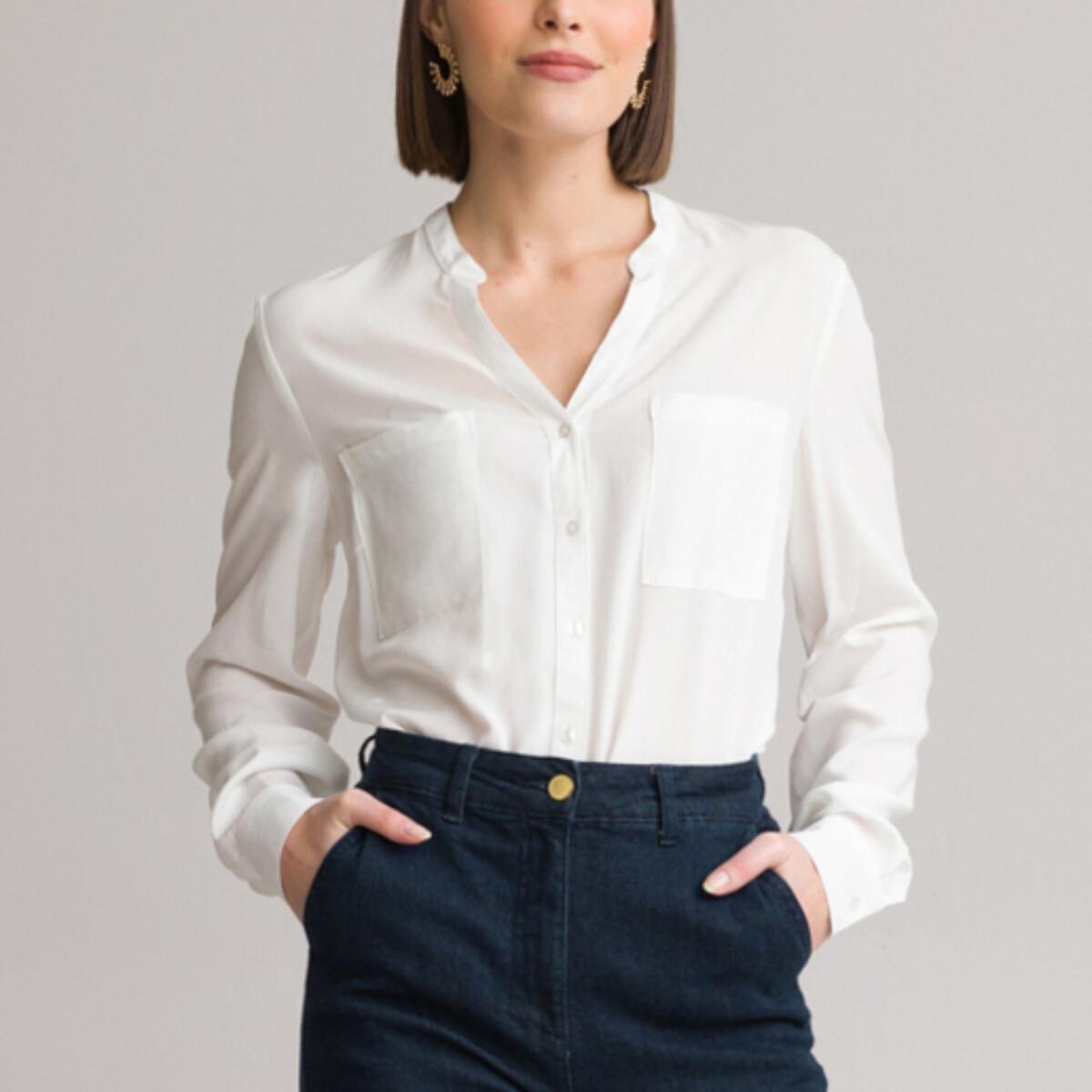 Image of Tunika Mit V-ausschnitt Damen Beige 46