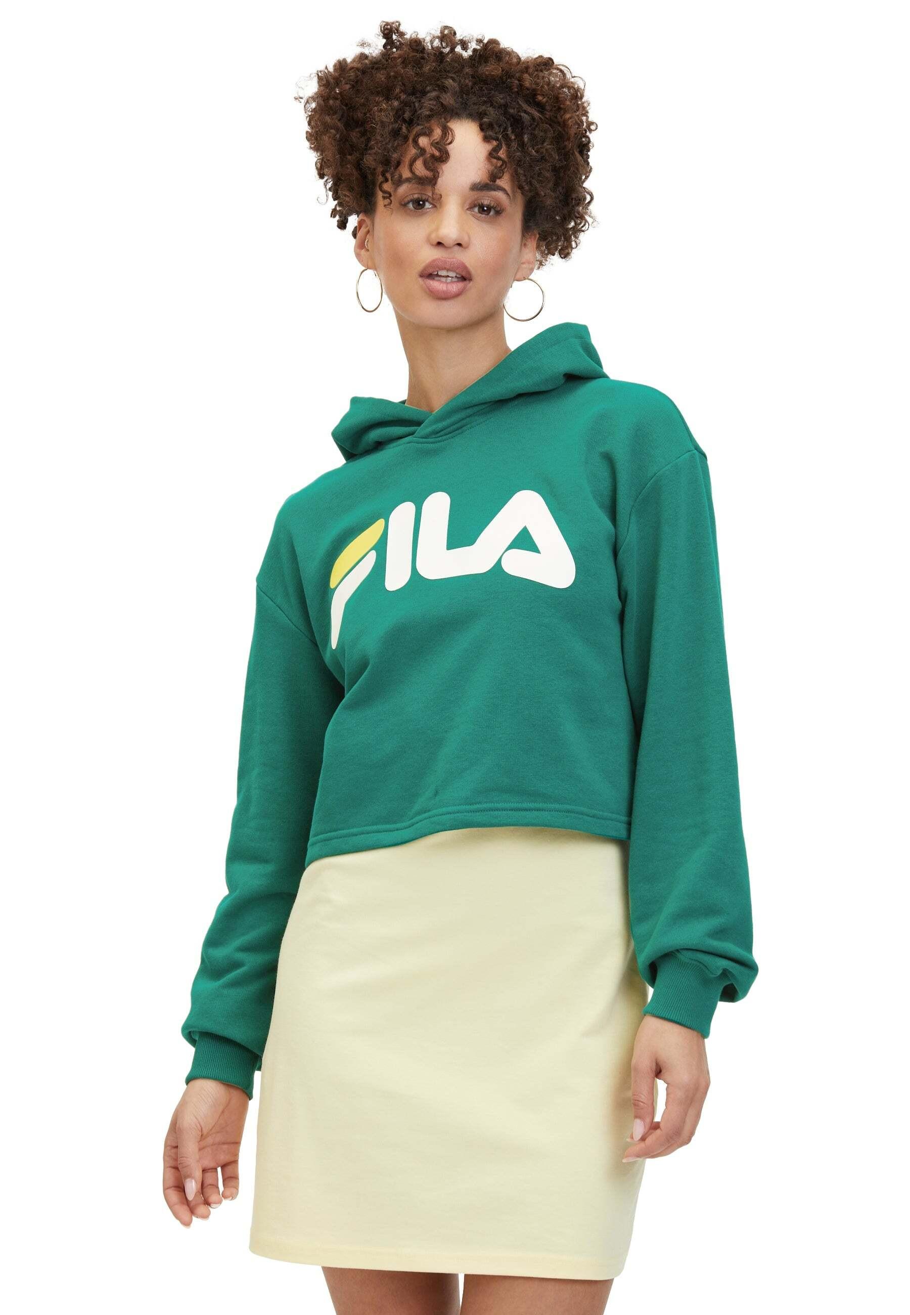 Image of Sweatshirts Lafia Cropped Logo Hoody Damen Hellgrün S