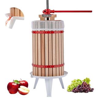 Arebos  Pressa per frutta 30 L Mash Press Pressa per vino 