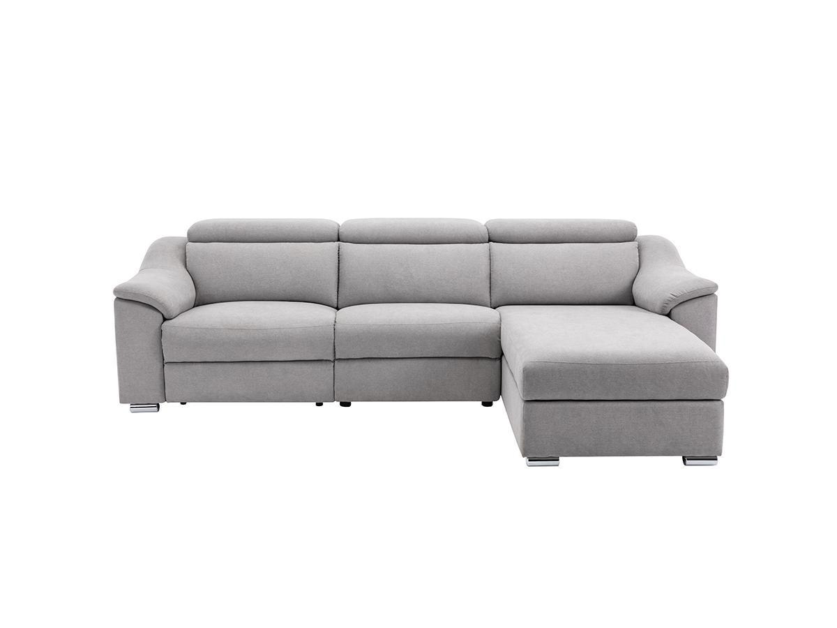 Vente-unique Ecksofa mit elektrischer Relaxfunktion PEDRERA Stoff Ecke rechts  