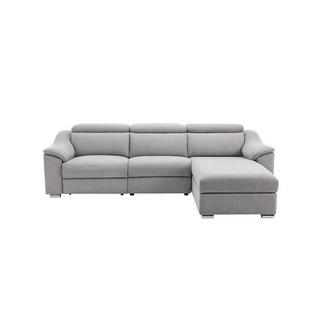 Vente-unique Ecksofa mit elektrischer Relaxfunktion PEDRERA Stoff Ecke rechts  