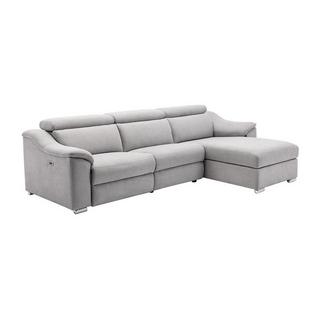 Vente-unique Ecksofa mit elektrischer Relaxfunktion PEDRERA Stoff Ecke rechts  