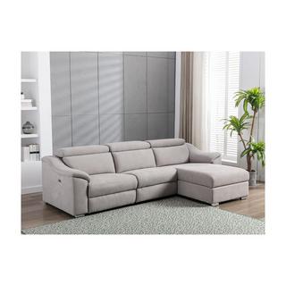 Vente-unique Ecksofa mit elektrischer Relaxfunktion PEDRERA Stoff Ecke rechts  