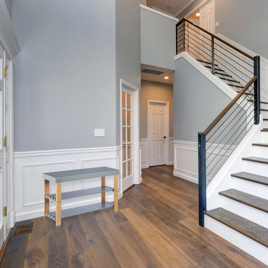 B2X Schuhbank in Bambusgrau  