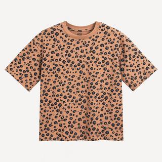 La Redoute Collections  T-Shirt mit kurzen Ärmeln und Animalprint 18 Monate-14 Jahre 