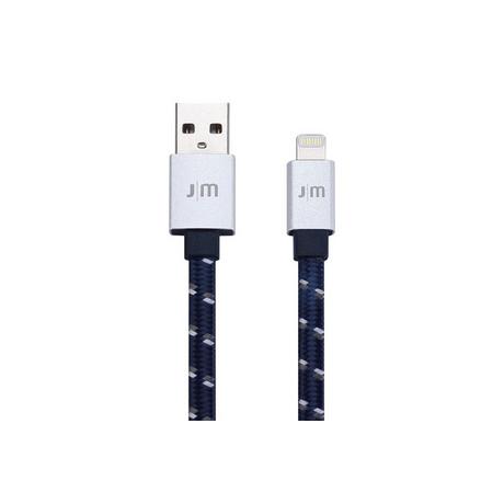 justmobile  AluCable Flat 1,2 m Argento 