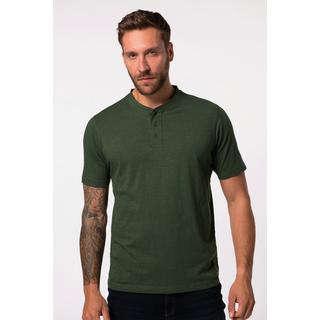 JP1880  Henley, Halbarm, Rundhals mit Knopfleiste 