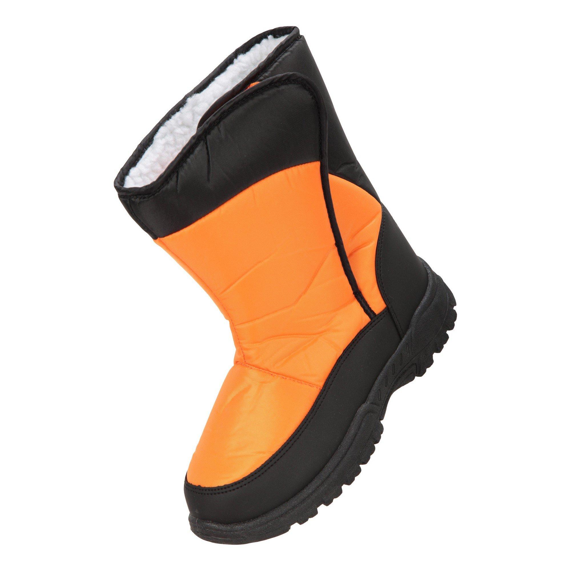 Image of Schneestiefel Caribou Adaptive, Mit Streifen Unisex Orange 32