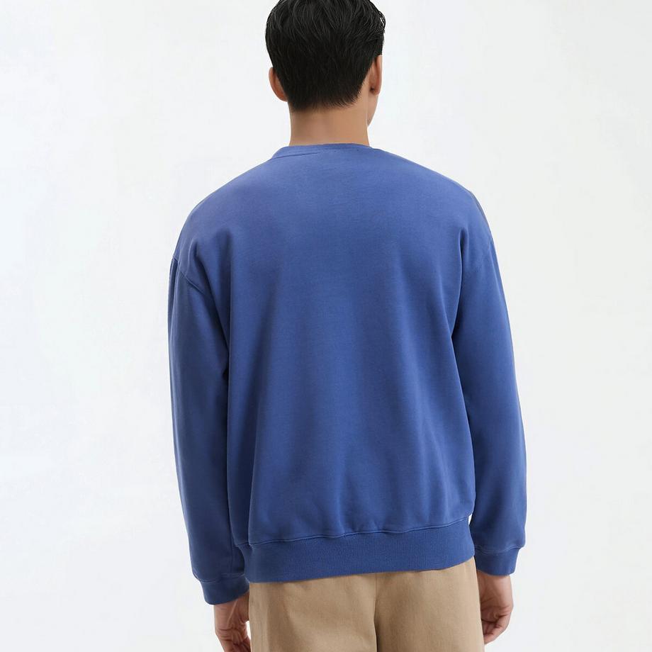 La Redoute Collections  Sweatshirt mit Rundhalsausschnitt stonewashed 