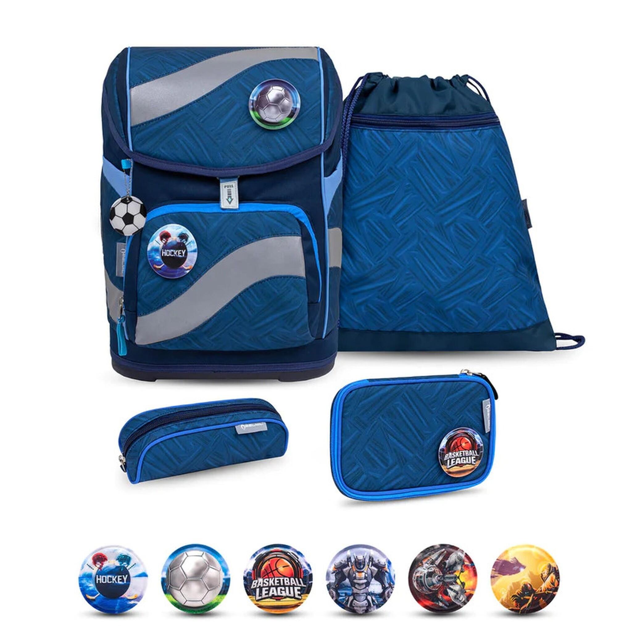 Image of Smarty Schulrucksack 5-teiliges-set Blue Motion Jungen Blau ONE SIZE