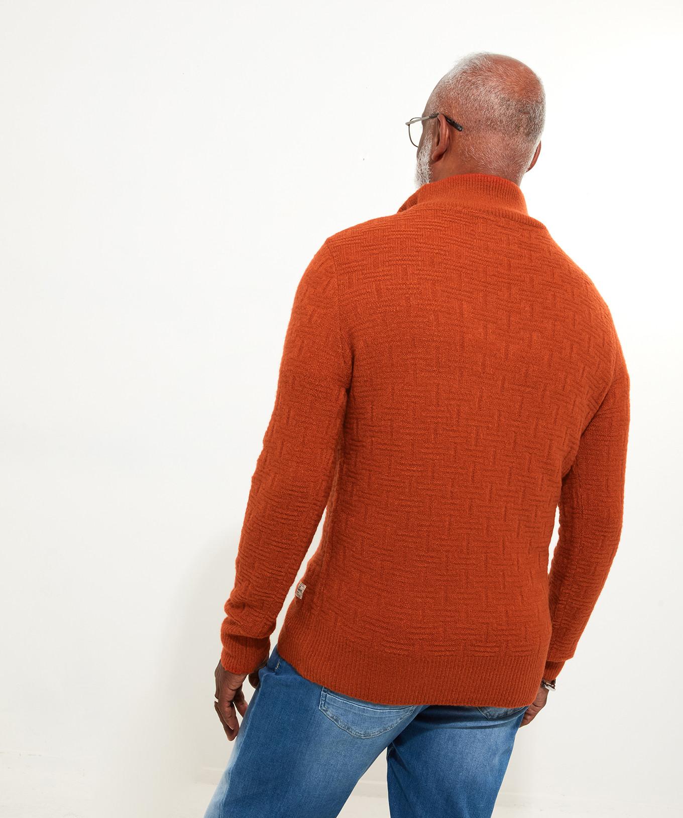 Joe Browns  Strickpullover mit Trichterausschnitt und Strukturmuster 