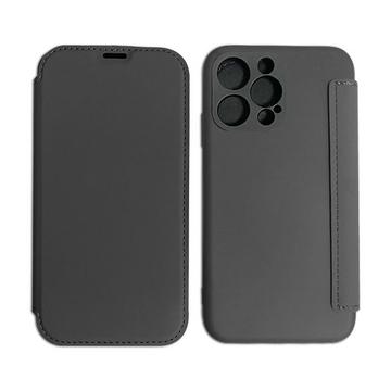 FlipCase in Lederoptik iPhone 13 Pro - Black