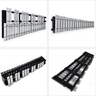Northix  Glockenspiel a percussione manuale, xilofono con bacchette, borsa per il trasporto, 30 note 
