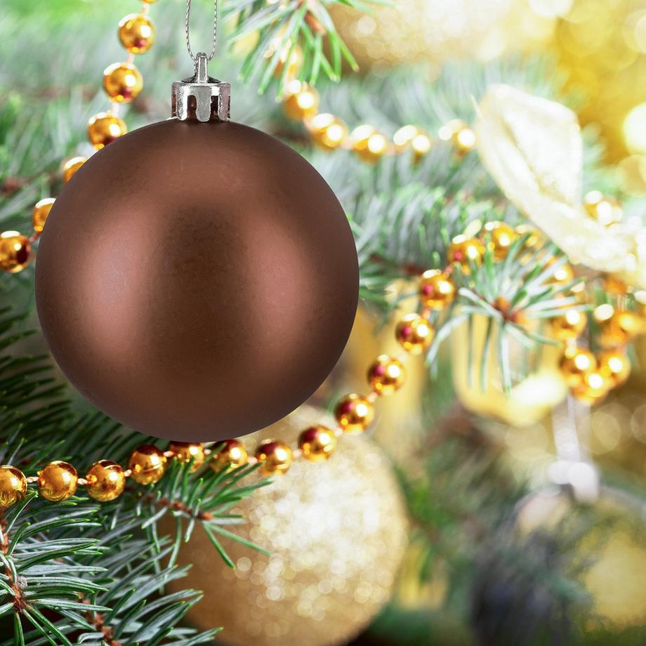 Northix Ensemble de boules de Noël mates  