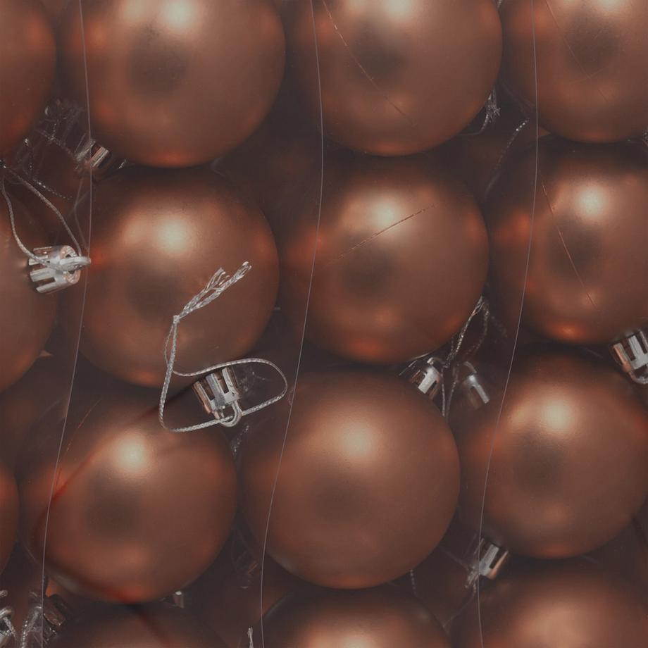 Northix Ensemble de boules de Noël mates  