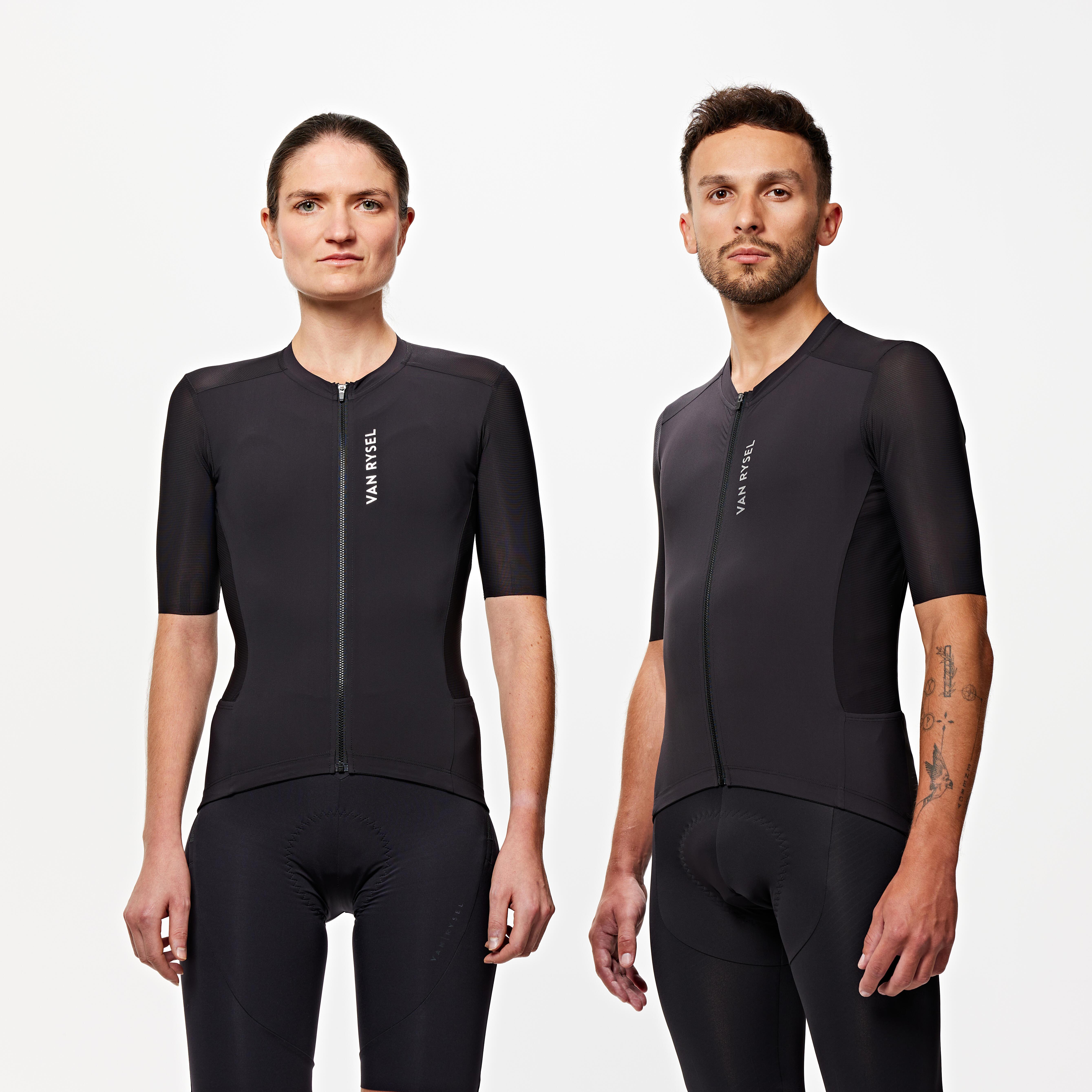 Image of Kurzarmtrikot - Racer 2 Unisex Schwarz Leicht XS