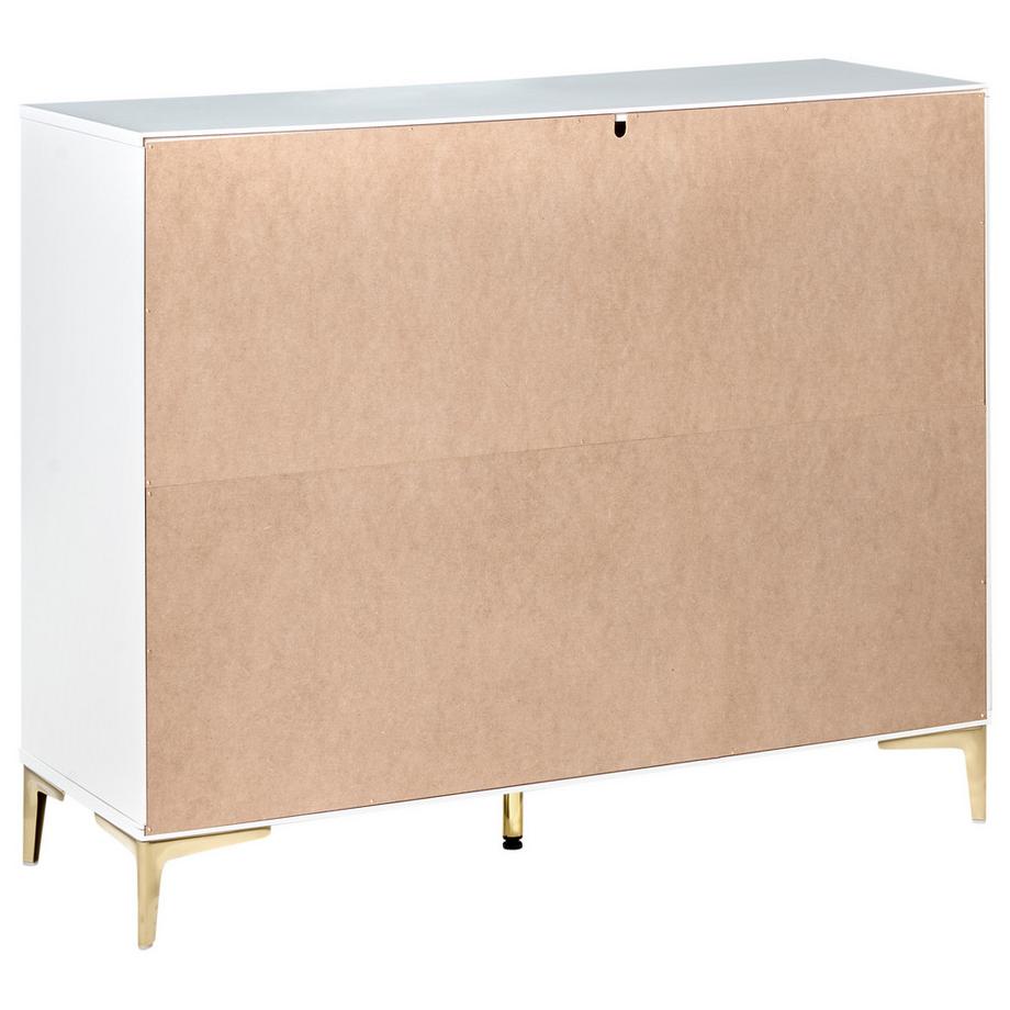 Beliani Commode à 6 tiroirs en MDF Minimaliste WALCOTT  