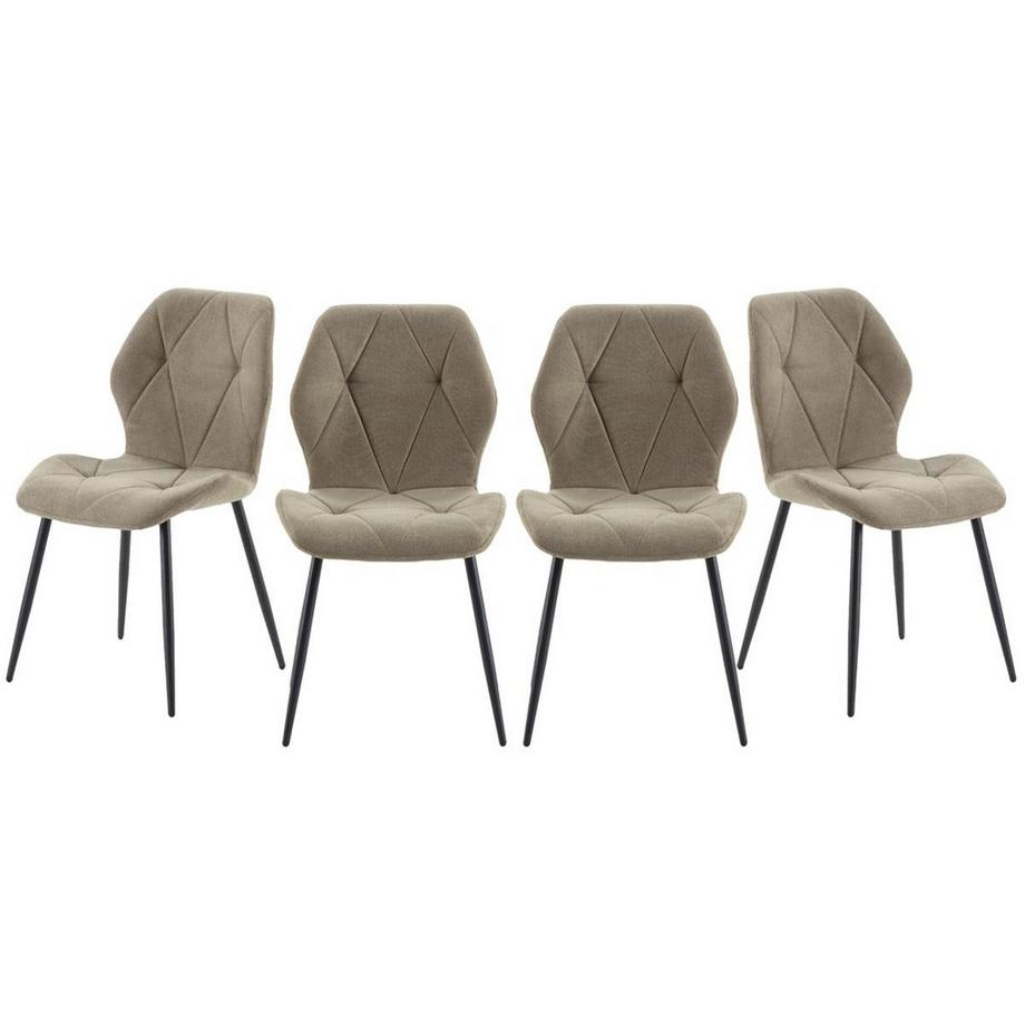 Lot de 4 chaises LUNA