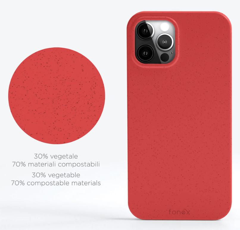 Fonex  iPhone 12 Pro Max - Fonex Eco-Friendly Bio Case rosso 