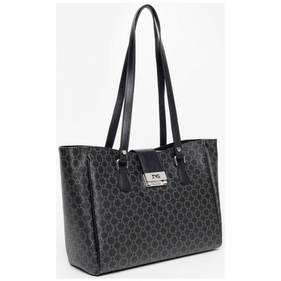 Nero Giardini Monogramm Muster Schultertasche  