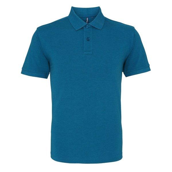 Image of Poloshirt, Kurzarm Herren Blau Bunt L