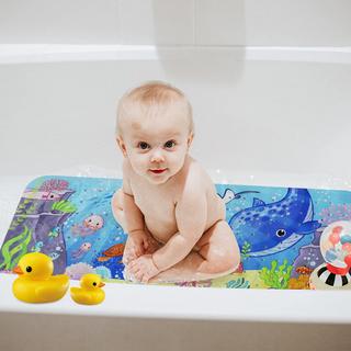 Activity-board  Tapis de bain pour enfants, tapis de douche antidérapant 