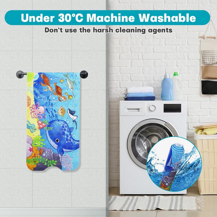 Activity-board  Badematte für Kinder, rutschfeste Duschmatte 