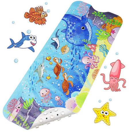 Activity-board  Tapis de bain pour enfants, tapis de douche antidérapant 