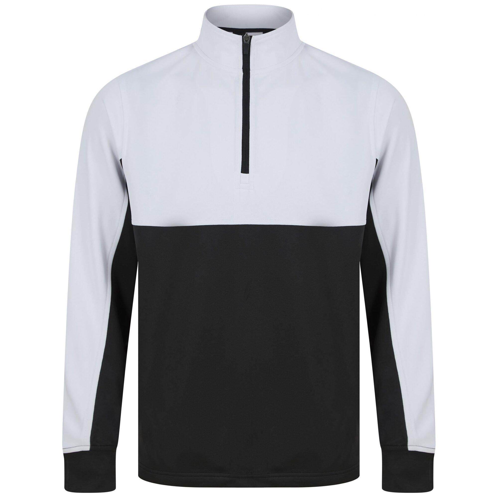 Image of Trainingsjacke Mit Kurzem Reißverschluss Unisex Schwarz 3-4A