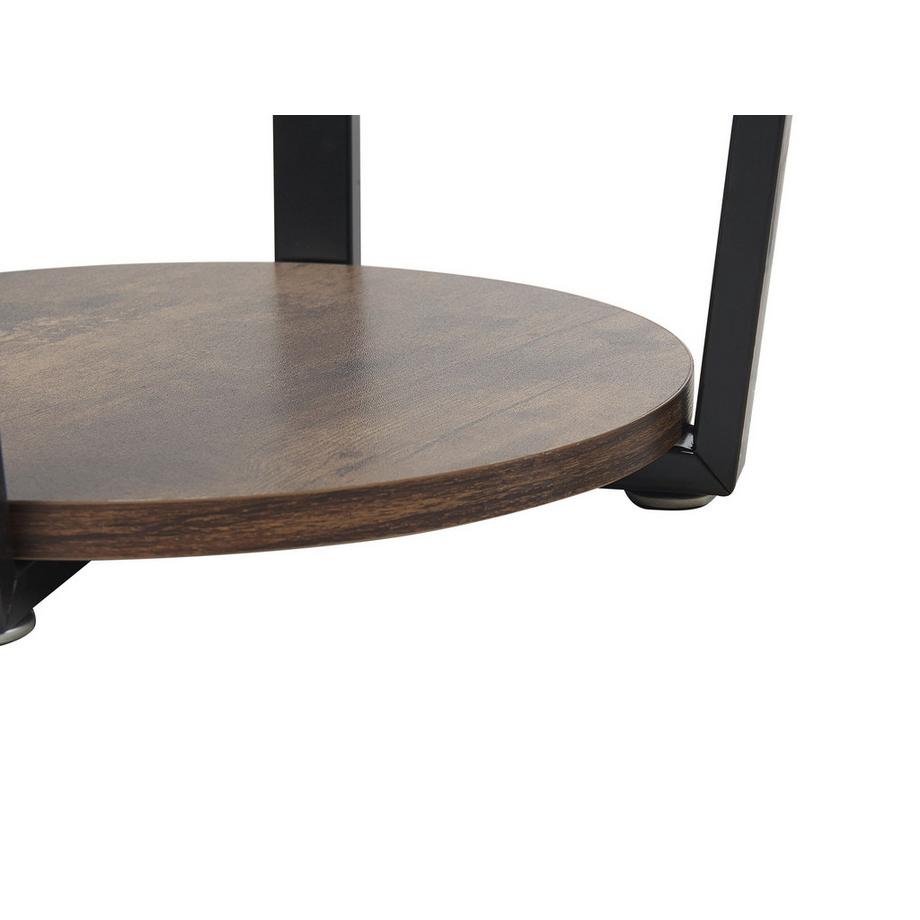 Beliani Beistelltisch aus MDF-Platte Industriell ORICK  