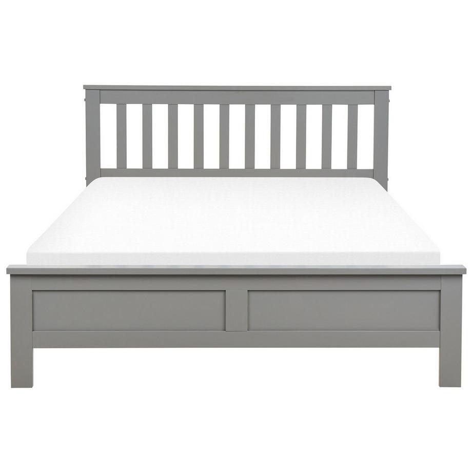 Beliani Lit à lattes en Bois de pin Traditionnel MAYENNE  