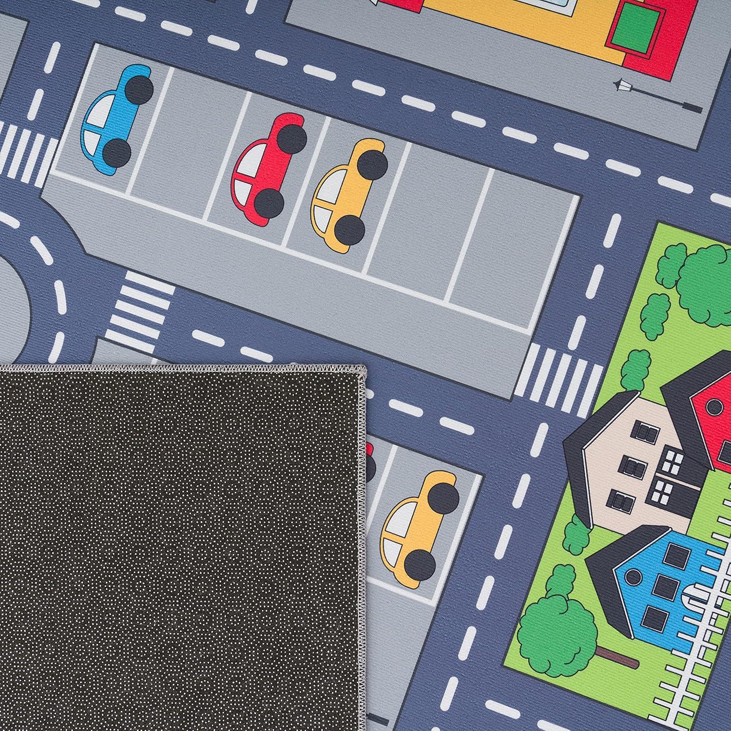 Paco Home Kinder Teppich Kinderzimmer Auto Spielteppich  