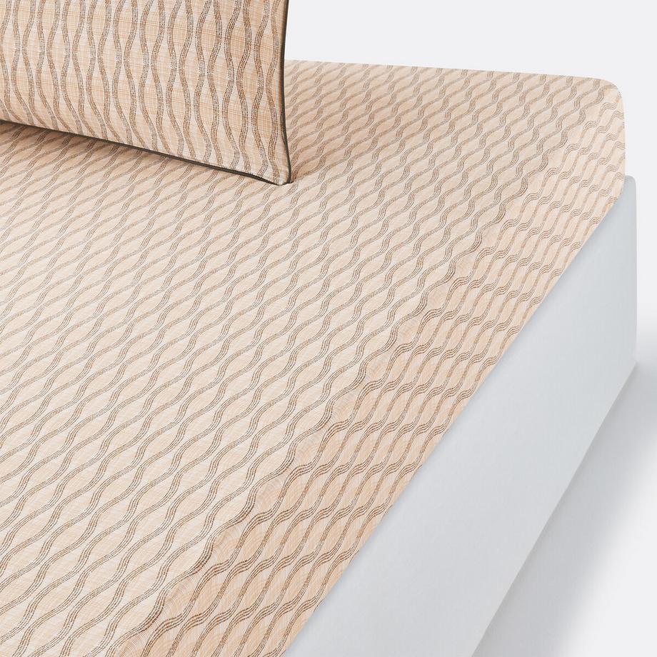 Drap housse percale de coton bonnet 30 cm