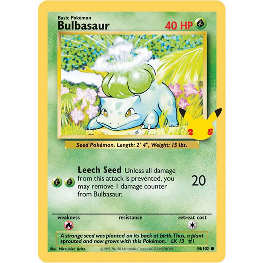 Pokémon  25th Anniversary Kanto Starters 3 Pack Jumbo Promos - EN 