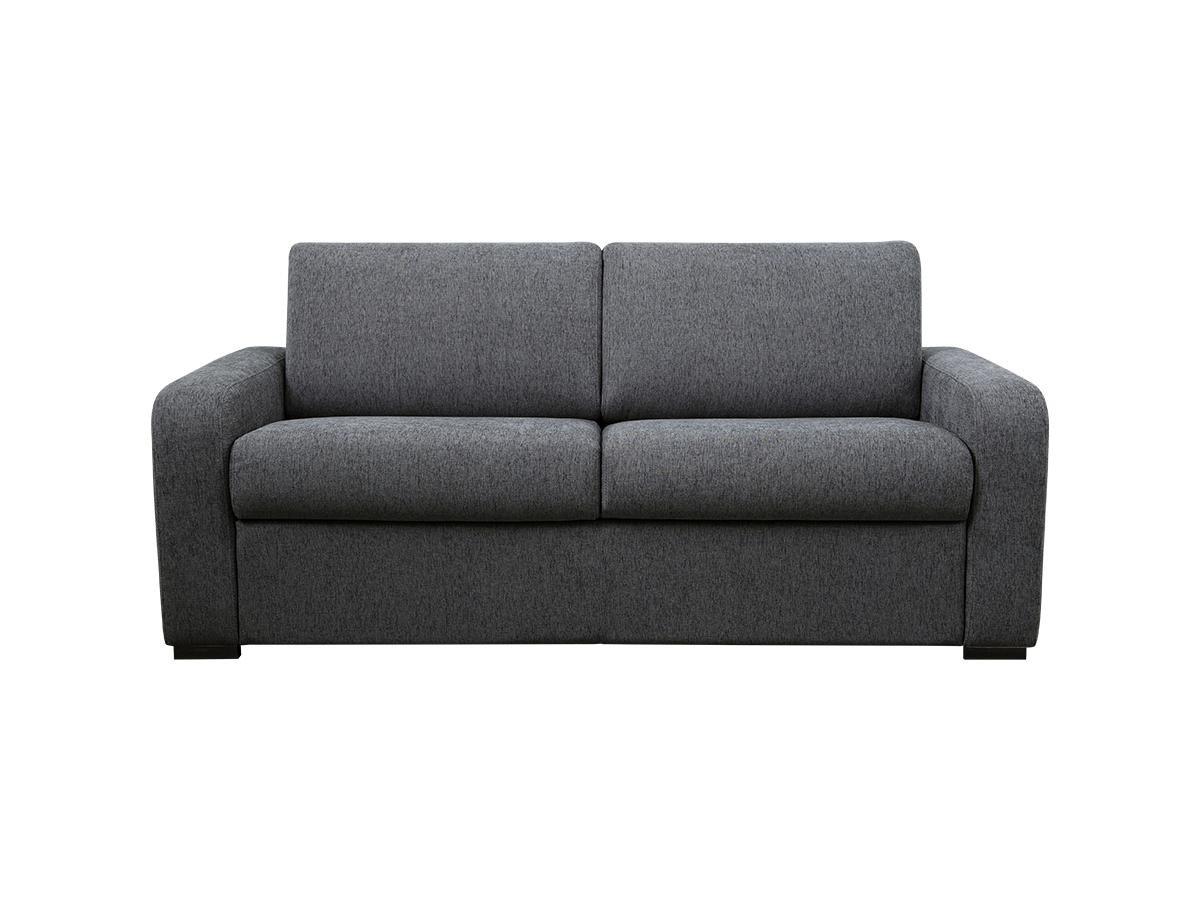 Vente-unique Schlafsofa mit Matratze 3Sitzer Stoff Matratze BEVIS  