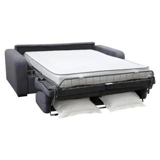 Vente-unique Canapé 3 places conible express en tissu BEVIS Matelas  