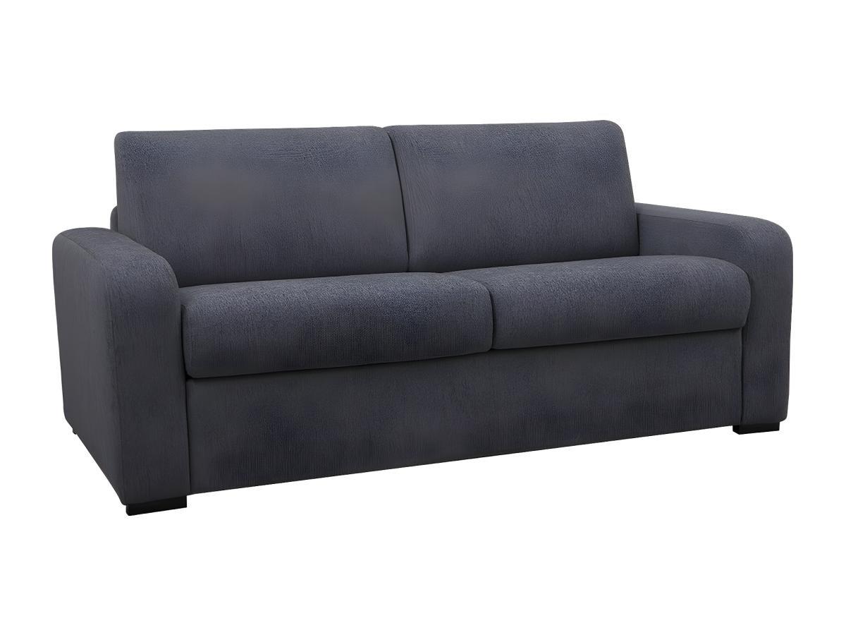 Vente-unique Schlafsofa mit Matratze 3Sitzer Stoff Matratze BEVIS  