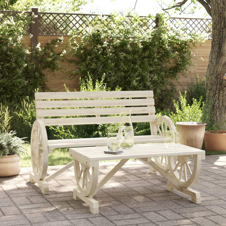VidaXL set salotto da giardino Legno  