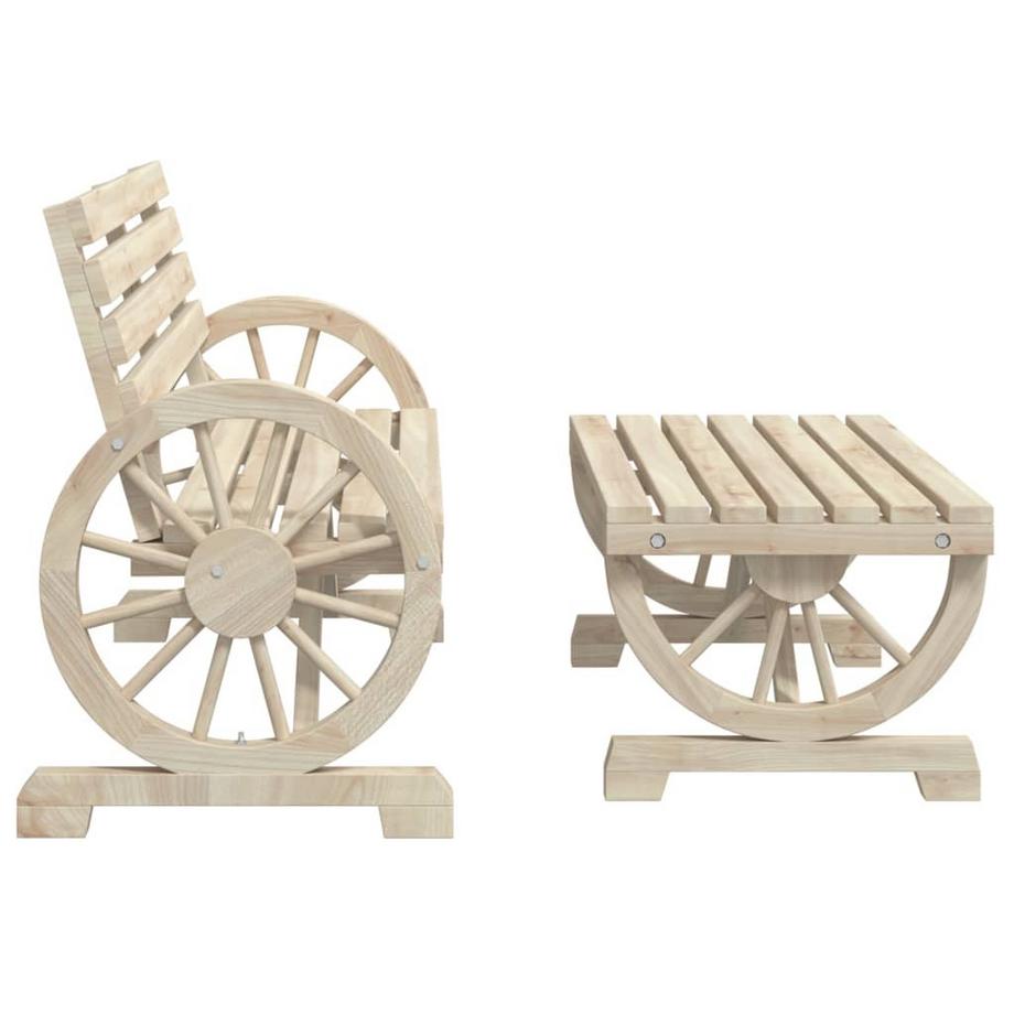 VidaXL set salotto da giardino Legno  