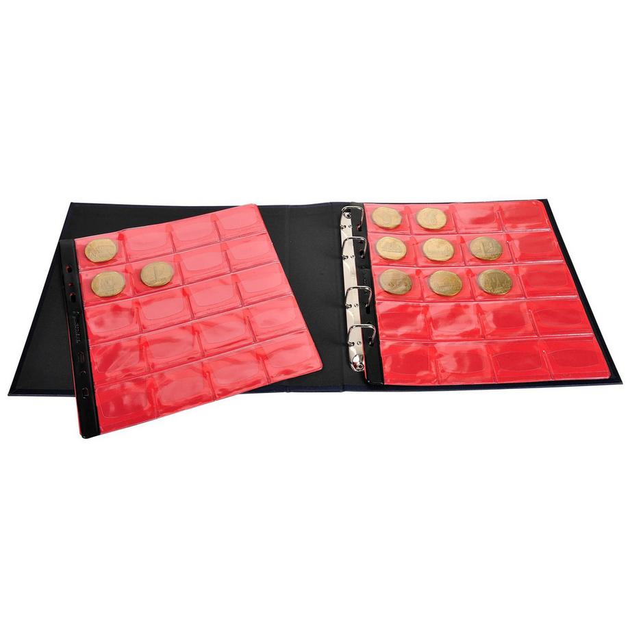 Exacompta Classeur de collection pour 100 médailles souvenirs - 24,5x25 cm  