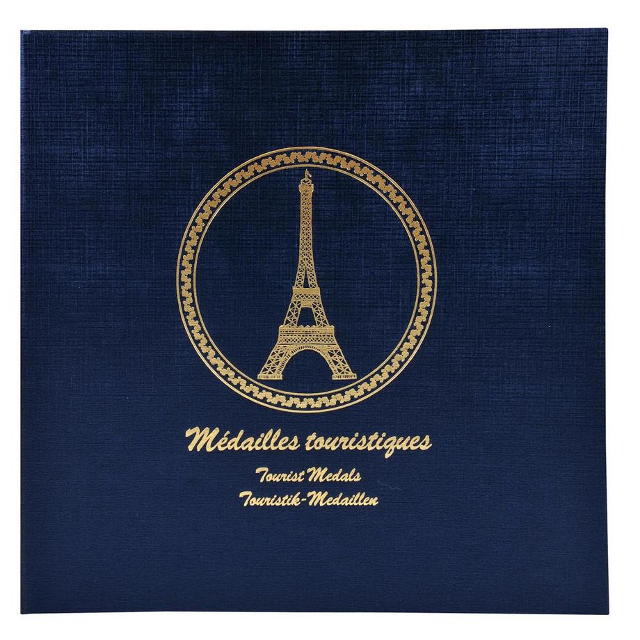 Classeur de collection pour 100 médailles souvenirs - 24,5x25 cm