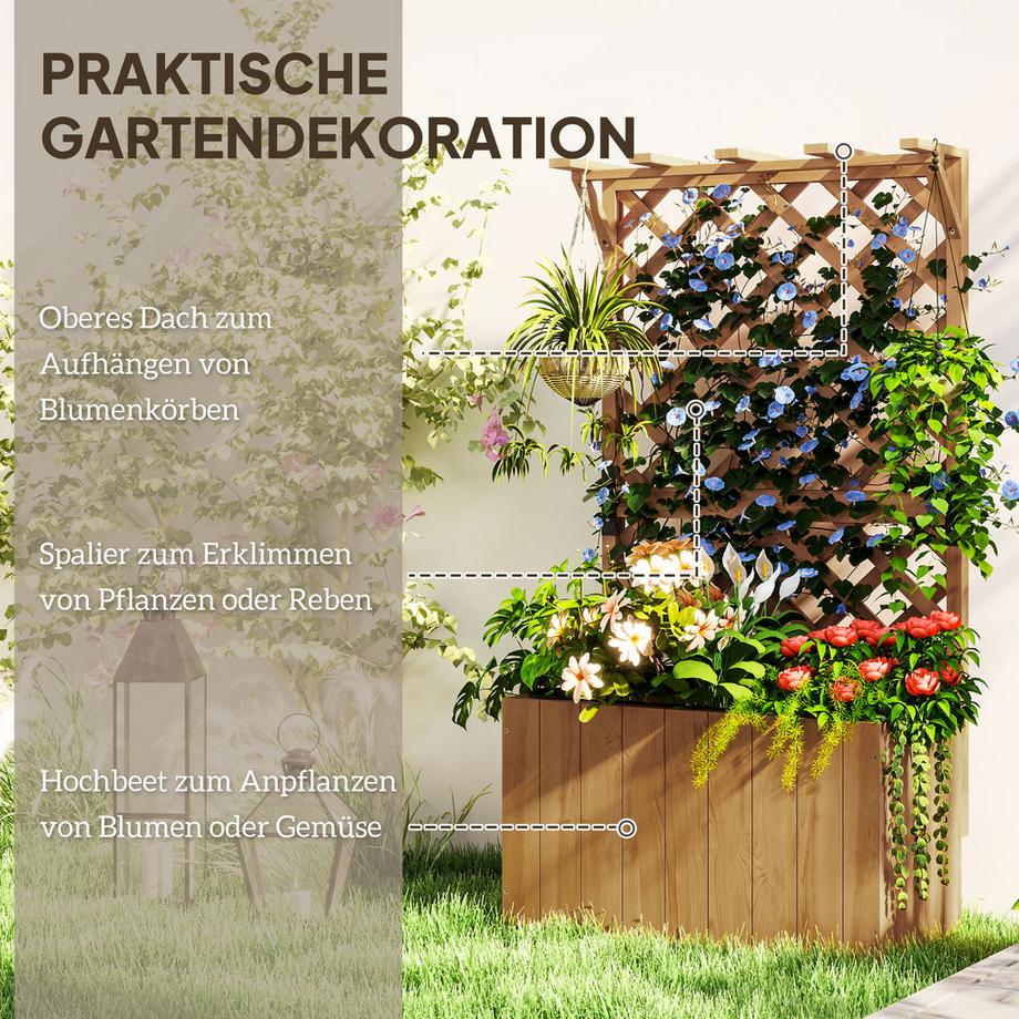 Outsunny lit surélevé  