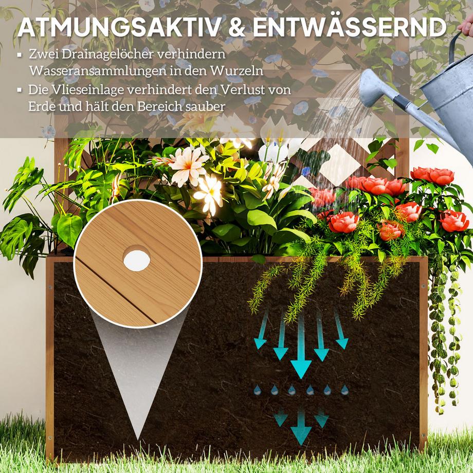 Outsunny lit surélevé  