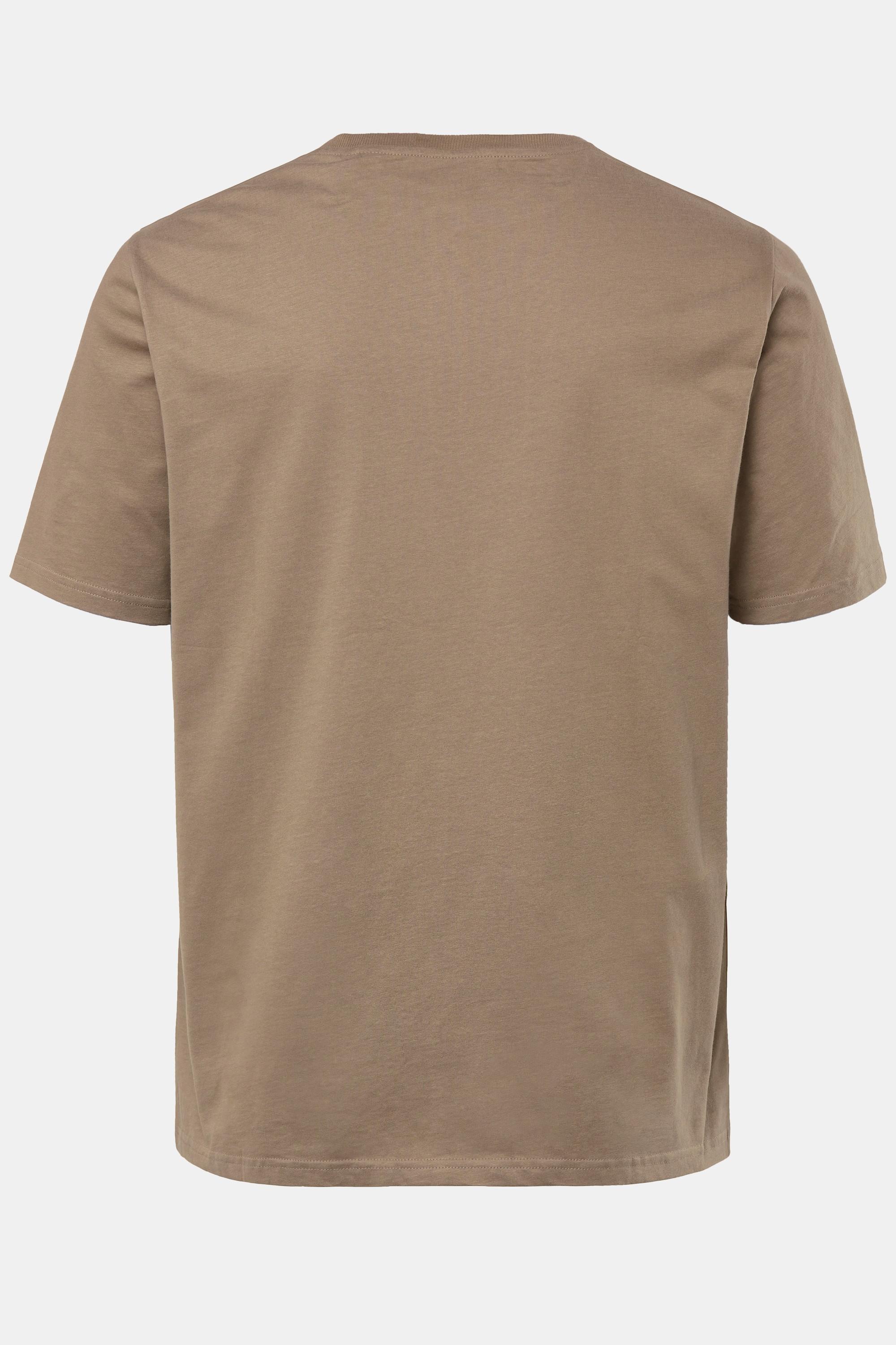 JP1880  T-shirt Henley, collection Basic. Manches courtes et patte de boutonnage 